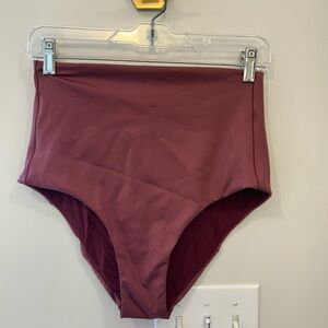 Left On Friday Deep Red Swimwear